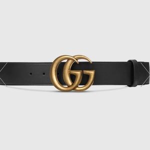 2015 Re-Edition wide leather belt (AUTHENTIC)